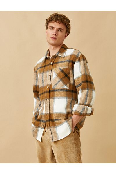 Koton Plaid Lumberjack Shirt Jacket
