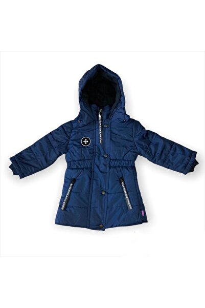 Pink Hippo Kids Дитячий надувний пуховик з капюшоном, еластичним поясом і флісовою підкладкою