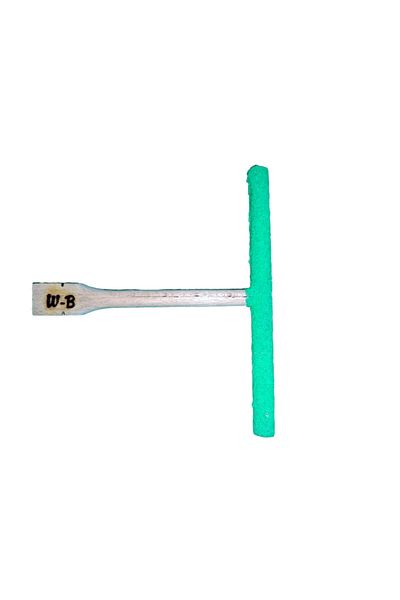 Wooden Bird Budgie Sanded T Perch Green Color
