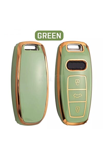 AYZ GARAGE Audi (new Case) Tpu Material Green Key Case