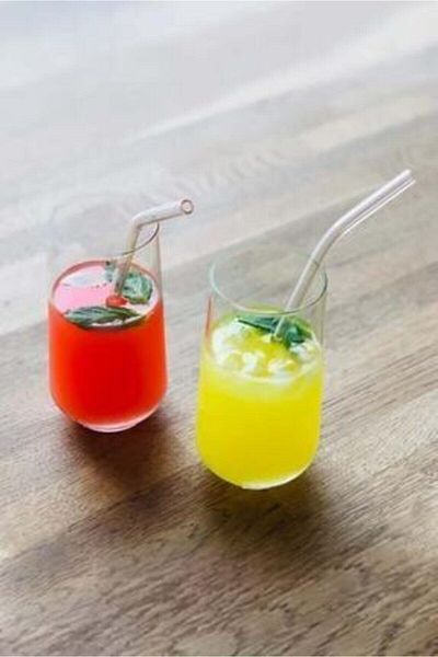 Go Aksesuar Transparent 2-Piece Glass Pipette Handmade Glass Pipette Ph