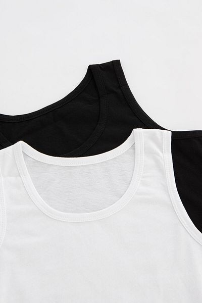 Penti Black and White Boy Clear 2-Piece Undershirt