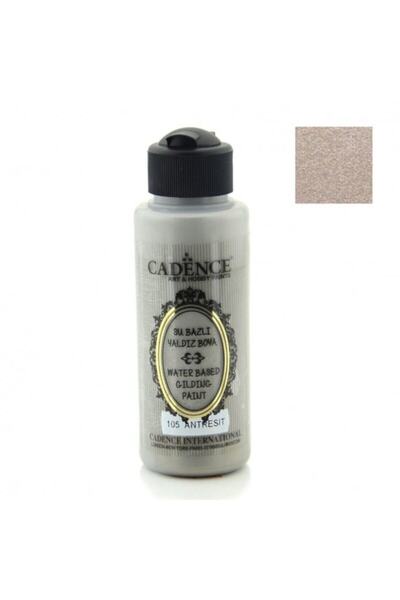 Cadence Boya 105 Antrasit - Su Bazlı Yaldız 120ml
