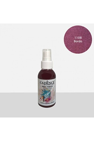 Cadence 1108 Bordo Sprey Kumaş Boyası