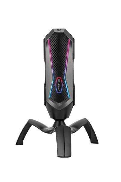 VERTUX Oyuncu Mikrofonu Touch Kontrol Uzaylı Tasarım Led Işıklı Hd Kayıt - Marshal