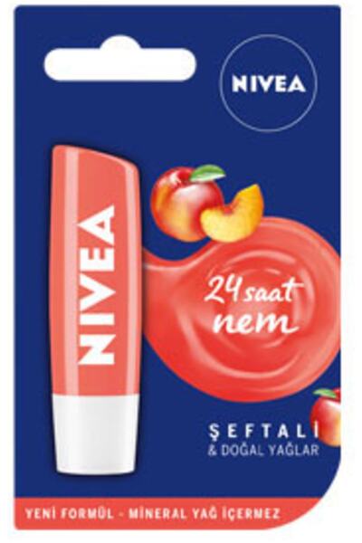 NIVEA عصا العناية بالشفاه بالخوخ 4,8 جرام