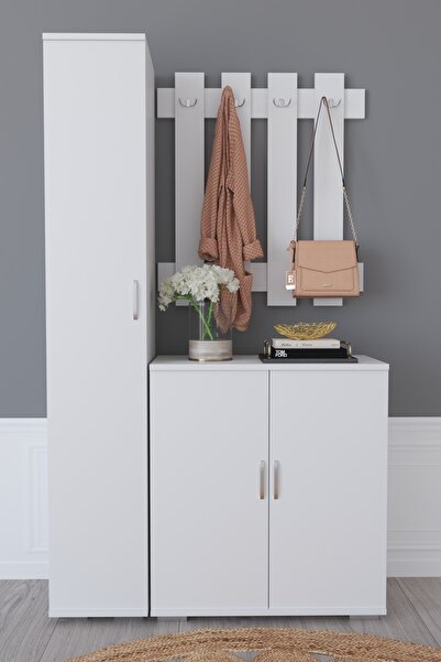 Haus Modüler Haus Nil Ayakkabılık&portmanto - Beyaz