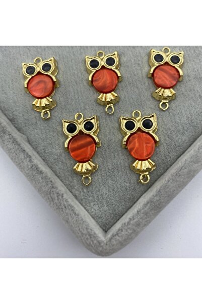 Hedef Bijuteri 1 قطعة قلادة نموذج البومة البرتقالية بيرليسسينت