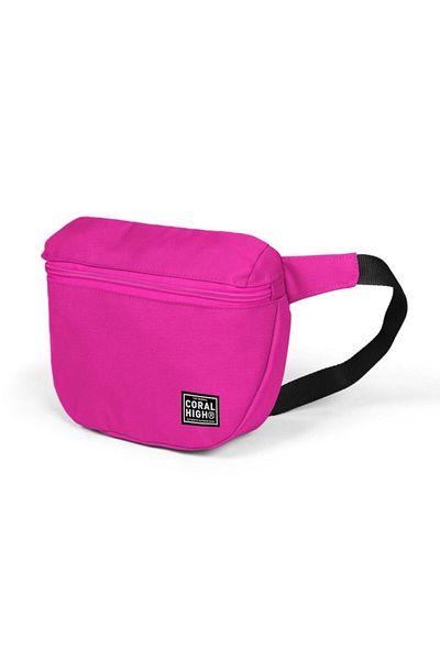 Coral High Neon Pink Waist Bag