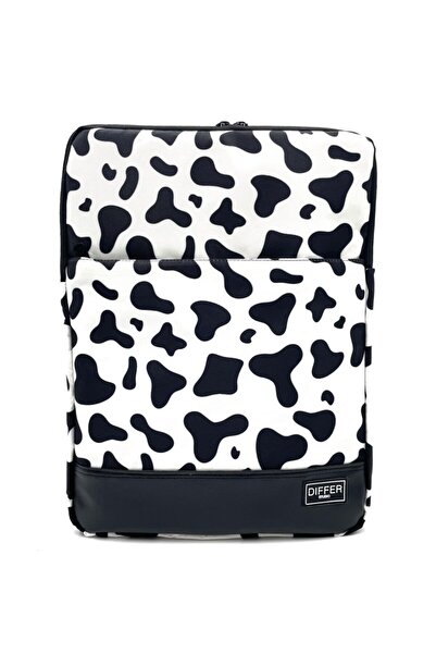 Differ Studio كمبيوتر محمول بنمط بقرة مقاس 14 بوصة/ماك بوك/نوت بوك/حقيبة/حقيبة