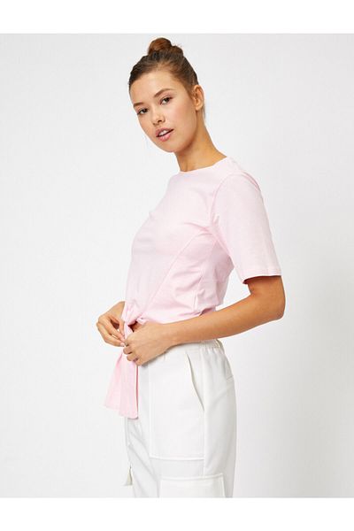 Koton Tricou roz pentru femei 9KAL11593JK