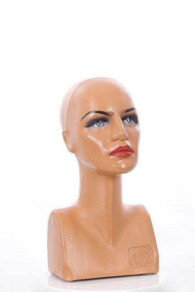 RAFAX Kadın Makyajlı Kafa Manken, Büst Manken