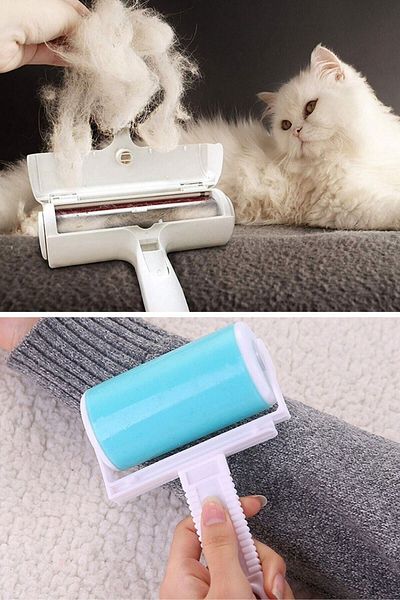 Buffer Cat&Dog Hair Cleaner with Chamber Bristle Dust Collector + New Generation Washable Hair Dust Collecting Roller
