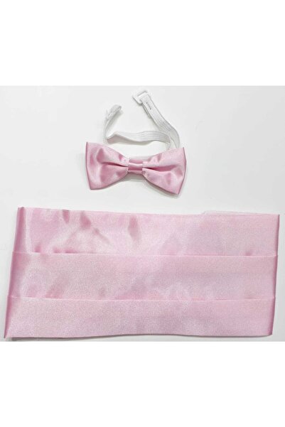 Güler Erkek Çocuk Saten Papyon Kuşak Takım