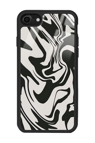 Spoyi حافظة هاتف لامعة بتصميم Triptrance لهاتف Iphone 7 - 8 - Se