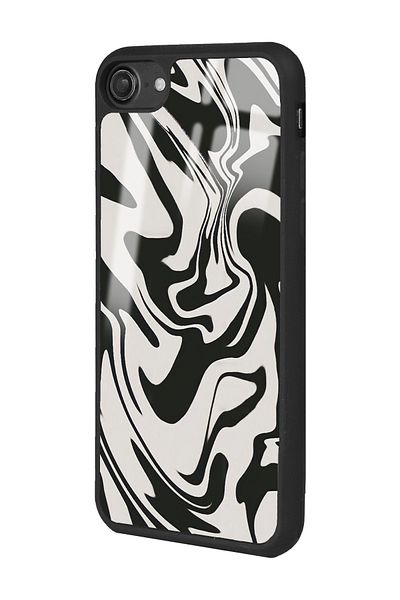 Spoyi حافظة هاتف لامعة بتصميم Triptrance لهاتف Iphone 7 - 8 - Se