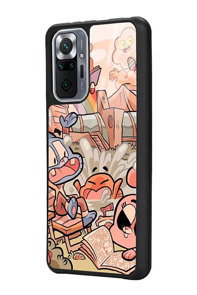 Spoyi حافظة هاتف لامعة بتصميم Xiaomi Redmi Note 10 Pro - Max Gumball