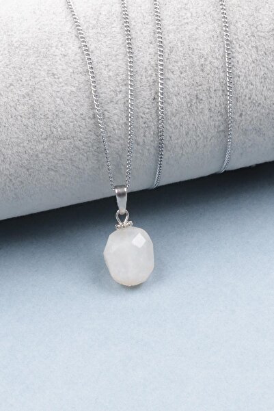 Alibaba Doğaltaş Moonstone Natural Stone Necklace
