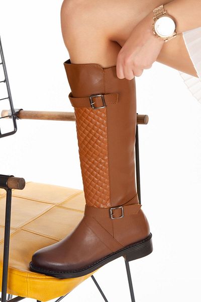derithy Lasrode Boots-pln7600-tan