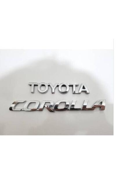 OEM Toyota Corolla Bagaj Yazısı 2003-2017 Model-yüksek Kalite-