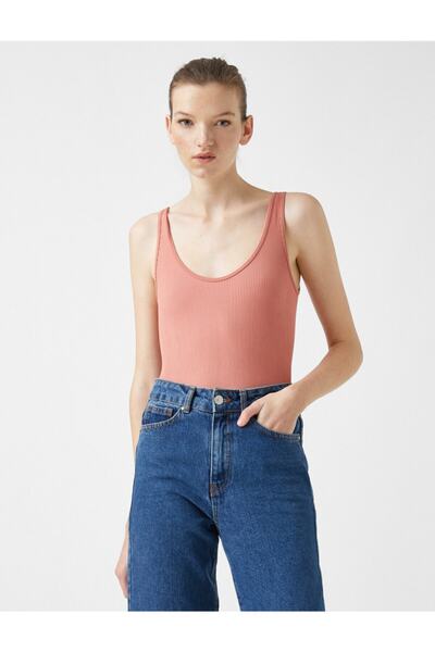 Koton Tricou roz pentru femei 1KAK33259EK