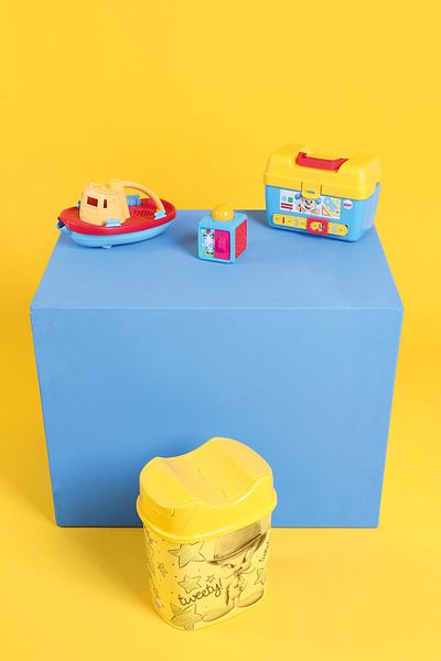 Tuffex Κάδος απορριμμάτων με άδεια Tweety - Πλαστικός παιδικός κάδος απορριμμάτων