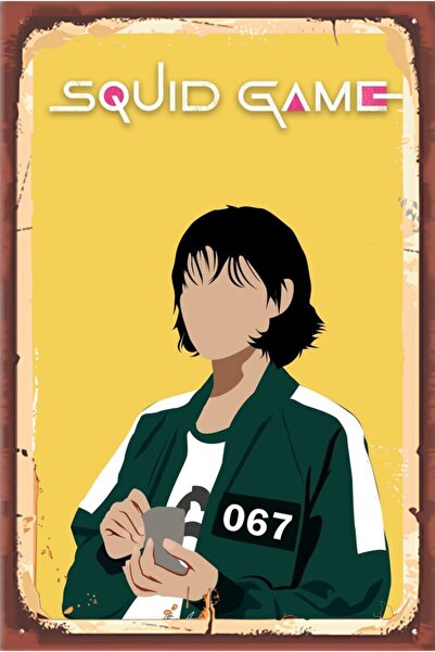 hediyeniburadabul Hbb Squid Game Design Tablou din lemn