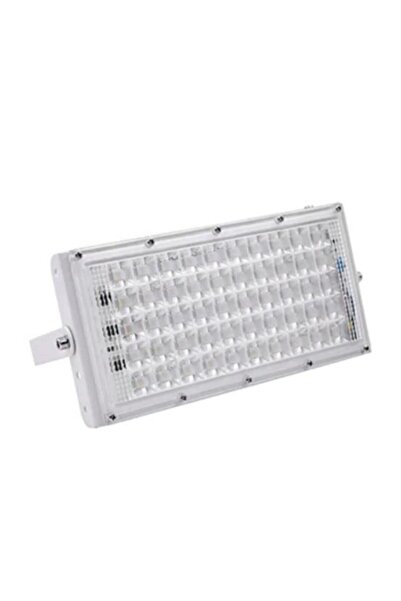 abnturk 50w 50 Ledli 220v Projektör Ip65 Slim Kasa Beyaz Işık Tak Çalıştır Özelikli