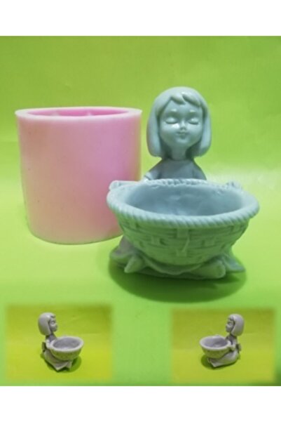 AnkaHobiMarket Lokumcu Kız Silikon Kalıp