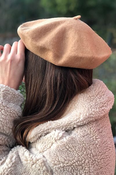 Novon Giyim & Aksesuar 100% Felt Premium French Painter Beret