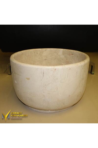 Genel Markalar Bej Mermer Gider Delikli Kazan Kurna
