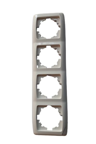 VİKO Carmen 4'lü Dikey Çerçeve Beyaz