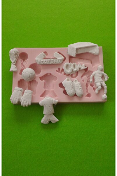 AnkaHobiMarket Futbol Objeleri Silikon Kalıp