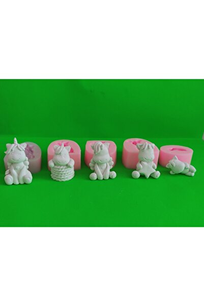 AnkaHobiMarket 5 Li Unicorn Silikon Kalıp