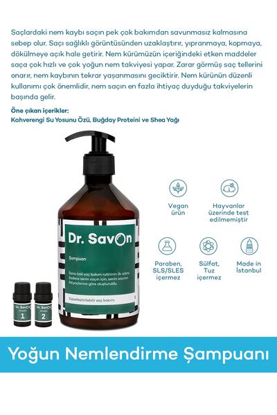 Dr. Savon Yoğun Nemlendirme Şampuanı