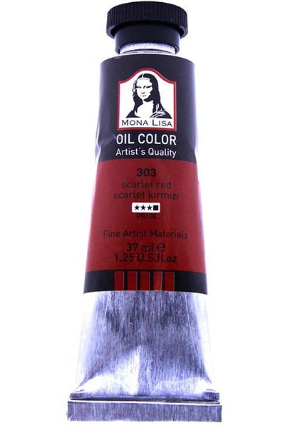 Südor Brand: Monalisa 37 ml Oil Paint Scarlet Red 303 Category: Oil Painting
