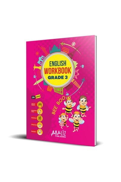 Analiz Yayınları الدرجة الثالثة Englısh Workbook الصف 3