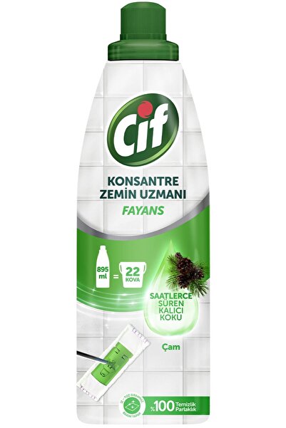 Cif Çam Konsantre Zemin Uzmanı Yüzey Temizleyici 895 ml