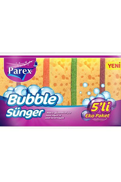 Parex Bubble Sponge Eco Pack of 5