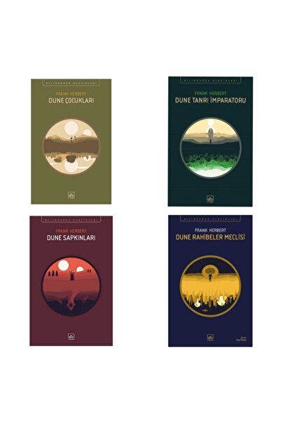 İthaki Yayınları Dune Çocukları Dune Tanrı Imparatoru Dune Sapkınları Dune Ra...