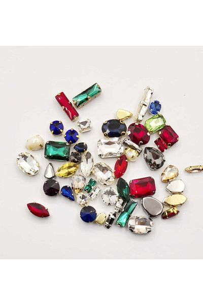 yiğit aksesuar Cased Planting Stone 50 Pieces Mixed