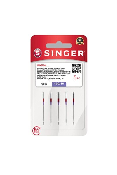 SİNGER 16 Numara Dikiş Makinesi Iğnesi 2020 100/16