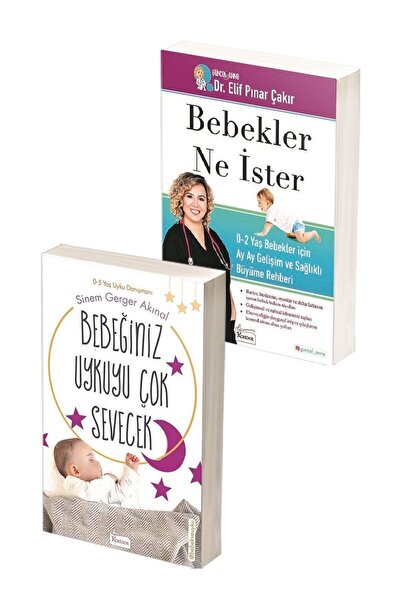 Koridor Yayıncılık Bebeğiniz Uykuyu Çok Sevecek + Bebekler Ne Ister Kitap Set...