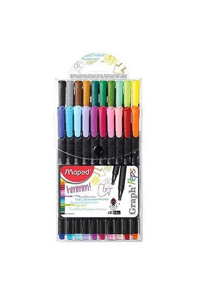 Maped 749151   Model Fineliner Pen - Pack of 200