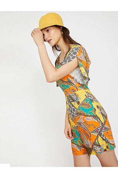 Koton Women's Brown Jumpsuit 9YAL48109OW