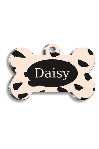 Pet Tag Art علامة كلب قطة منقوشة بالزيتون مقاس صغير 2.1 × 3.1 سم