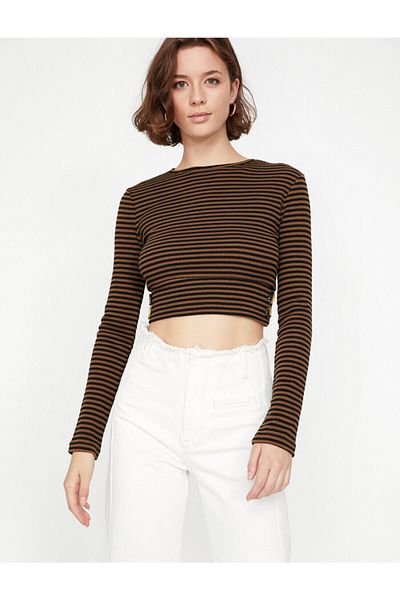 Koton Women's Striped T-shirt