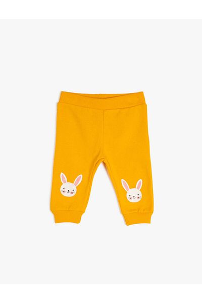Koton Baby Girl Mustard Sweatpants 1KMG49232OK
