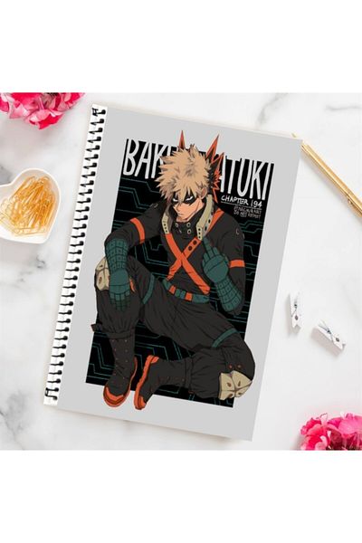 animeandyourworld Katsuki Bakugo My Hero Academia Anime Notebook