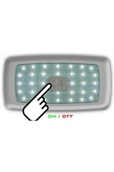 Genel Markalar Led Lamba 12v 34 Ledli Iç Aydınlatma Dokunmatik Sıcak Beyaz